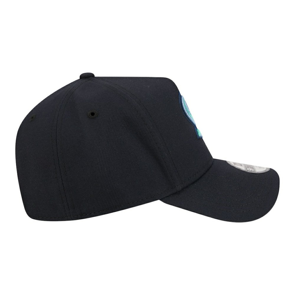 NHL Seattle Kraken New Era Youth 9FORTY A-Frame Adjustable Hat - Deep Sea Blue