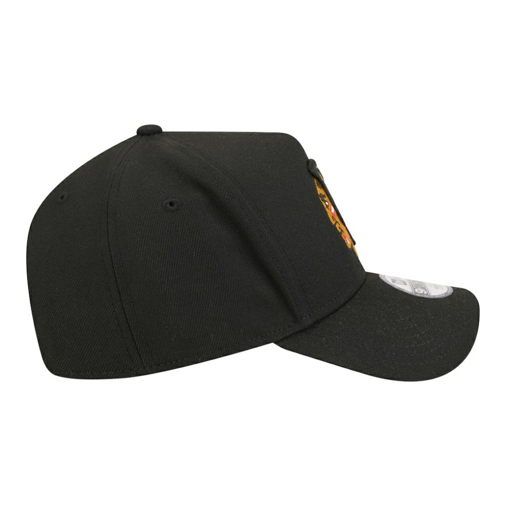 NHL Chicago Blackhawks New Era Youth 9FORTY A-Frame Adjustable Hat - Black