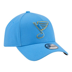 NHL St. Louis Blues New Era Youth 9FORTY A-Frame Adjustable Hat - Blue