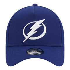 NHL Tampa Bay Lightning New Era Youth 9FORTY A-Frame Adjustable Hat - Blue
