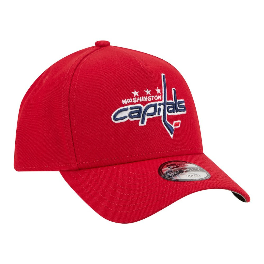 NHL Washington Capitals New Era Youth 9FORTY A-Frame Adjustable Hat - Red