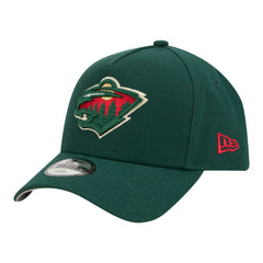 NHL Minnesota Wild New Era Youth 9FORTY A-Frame Adjustable Hat - Green