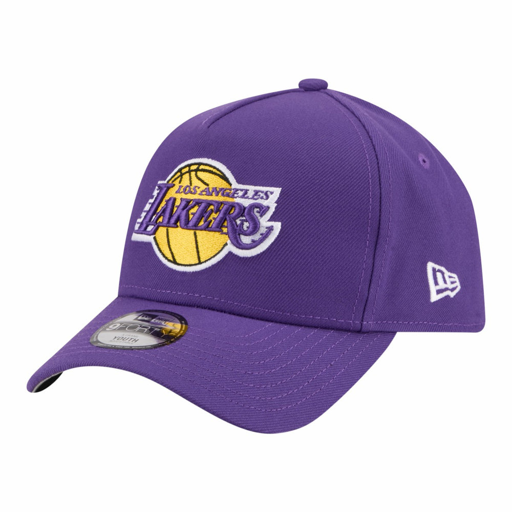 Los Angeles Lakers Youth 9FORTY A-Frame Adjustable Hat Purple