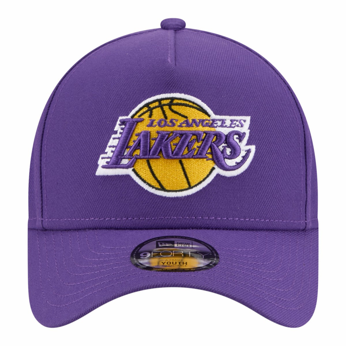 Los Angeles Lakers Youth 9FORTY A-Frame Adjustable Hat Purple