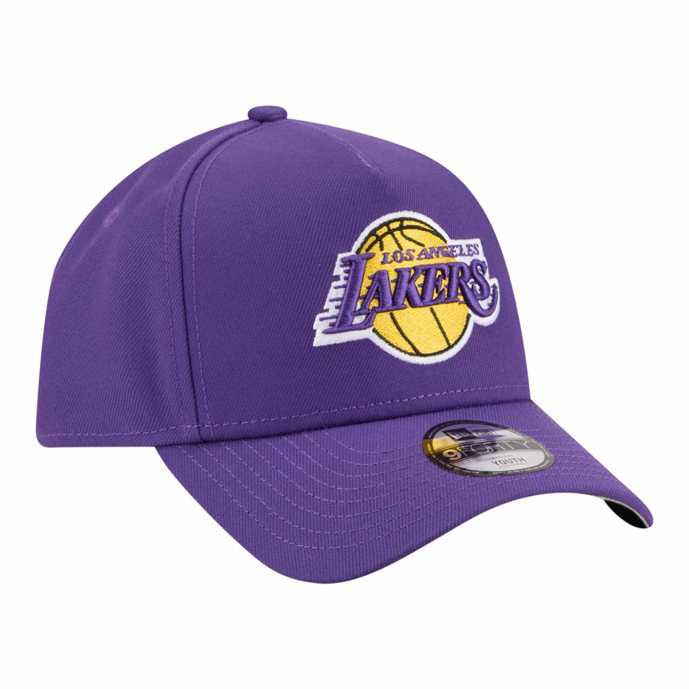 Los Angeles Lakers Youth 9FORTY A-Frame Adjustable Hat Purple