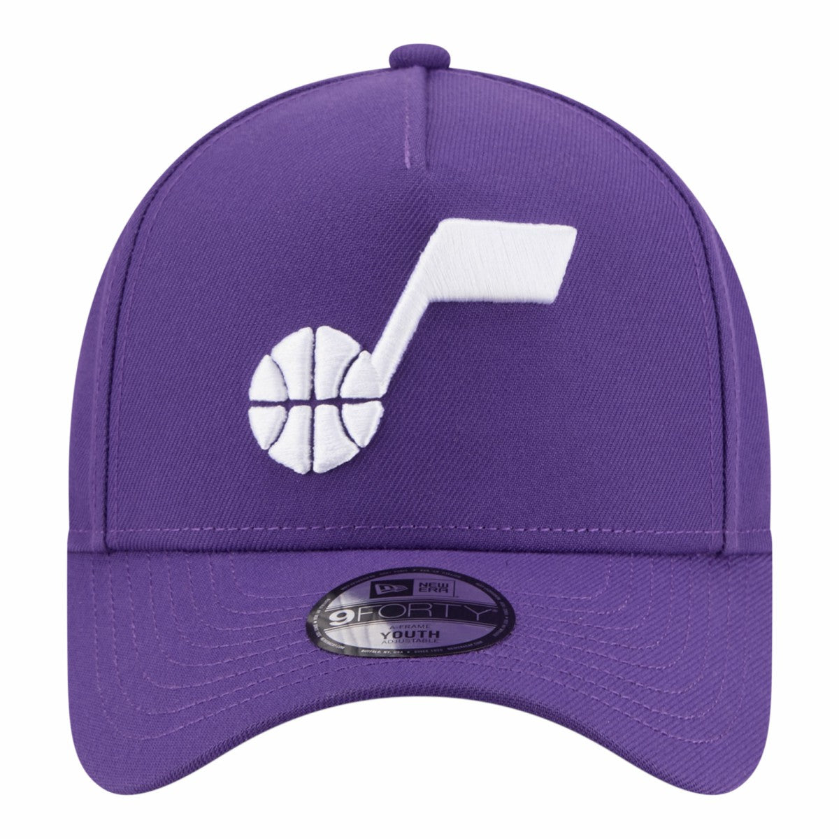 Utah Jazz Youth 9FORTY A-Frame Adjustable Hat Purple