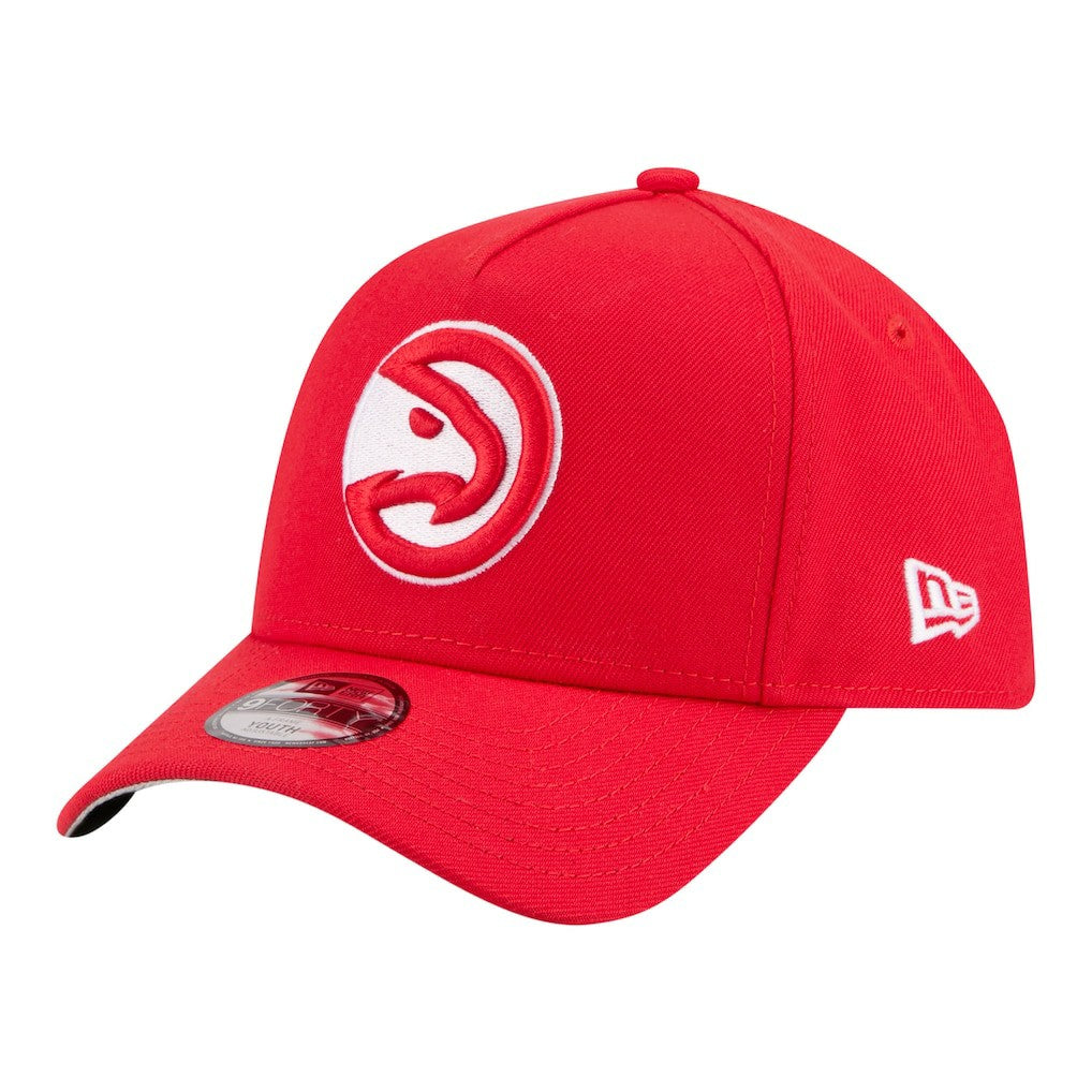 Atlanta Hawks Youth 9FORTY A-Frame Adjustable Hat Red