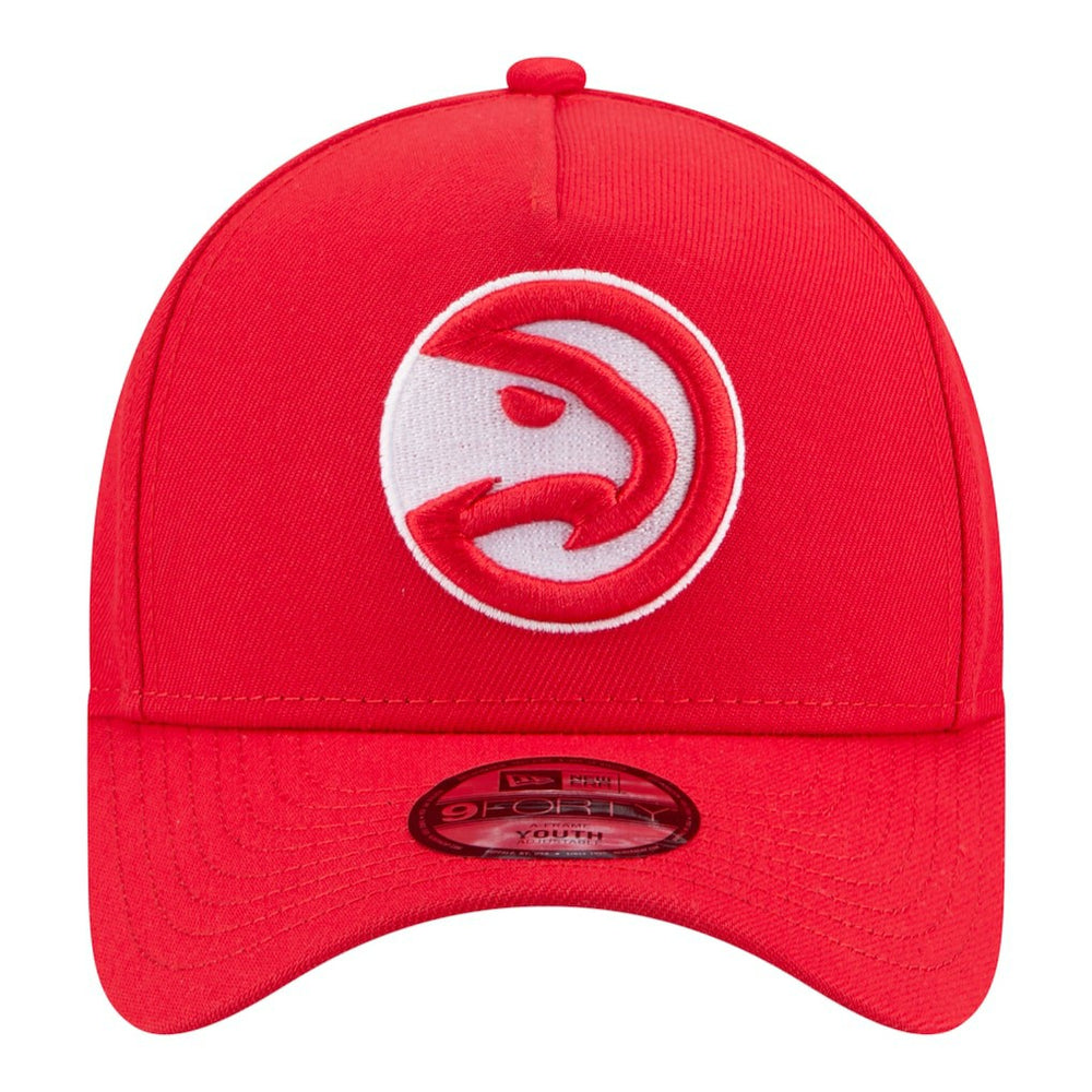 Atlanta Hawks Youth 9FORTY A-Frame Adjustable Hat Red