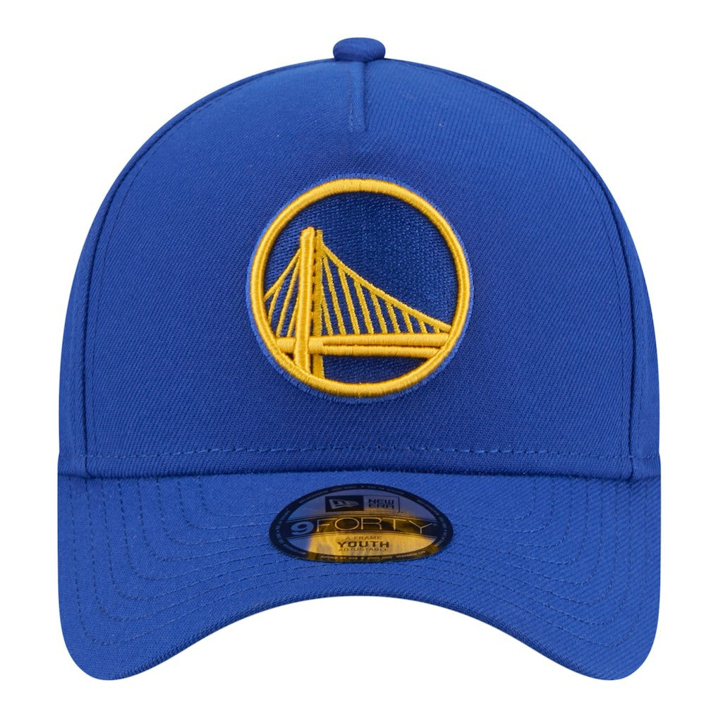 Golden State Warriors Youth 9FORTY A-Frame Adjustable Hat Royal