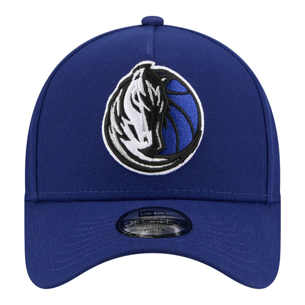 Dallas Mavericks Youth 9FORTY A-Frame Adjustable Hat Navy