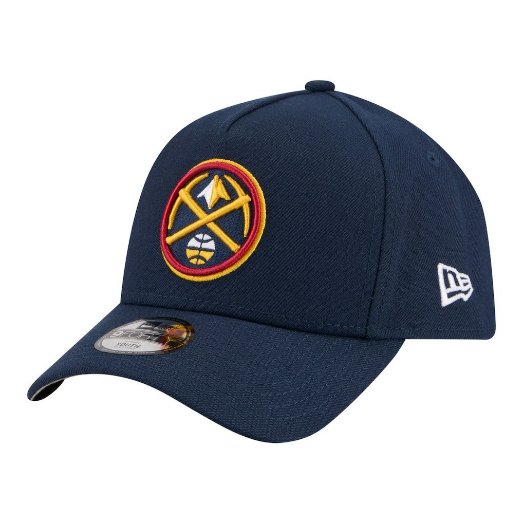Denver Nuggets Youth 9FORTY A-Frame Adjustable Hat Navy