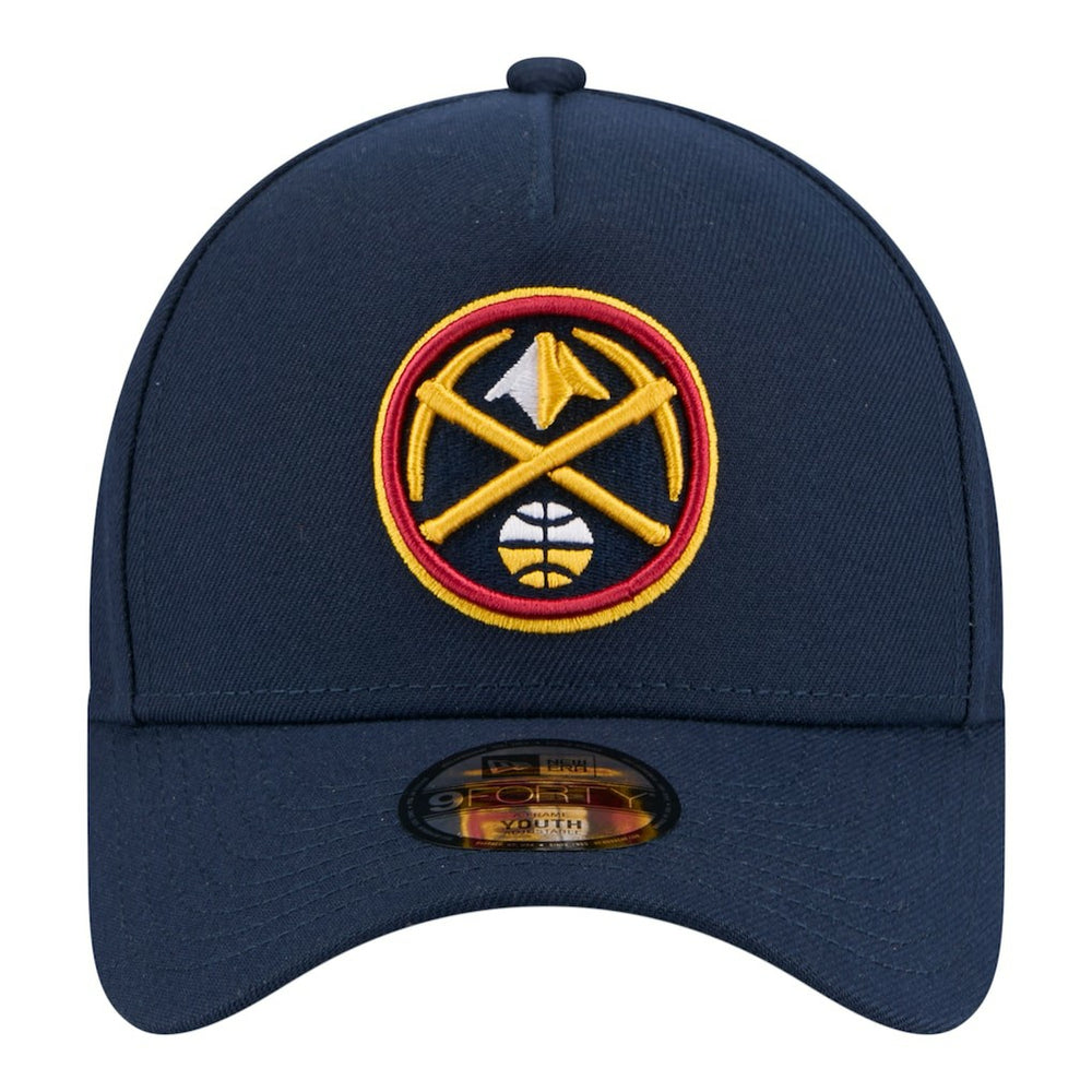 Denver Nuggets Youth 9FORTY A-Frame Adjustable Hat Navy