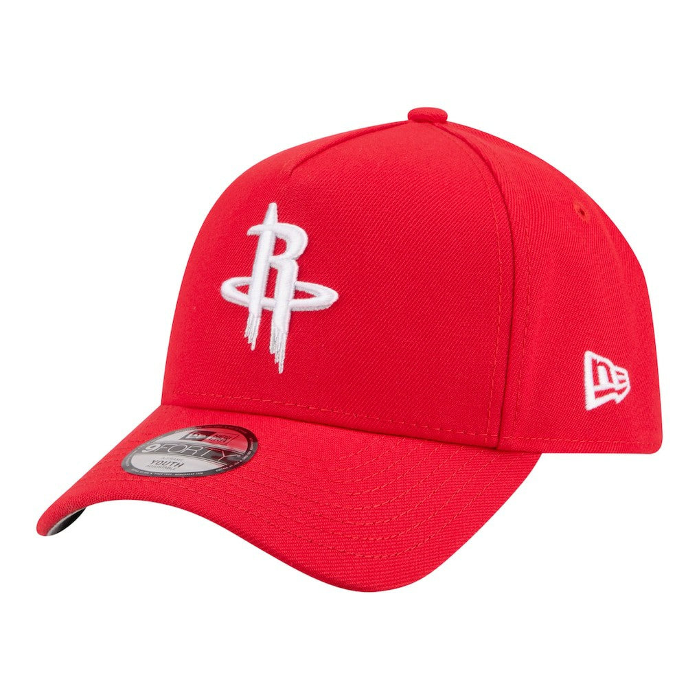 Houston Rockets Youth 9FORTY A-Frame Adjustable Hat Red