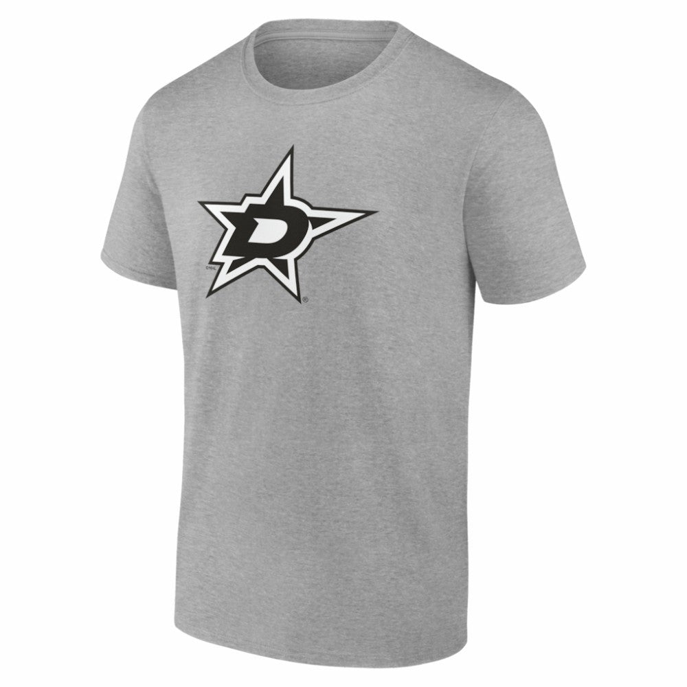 NHL,Custom Dallas Stars Big & Tall Personalized Name & Number Monochrome T-Shirt - Gray