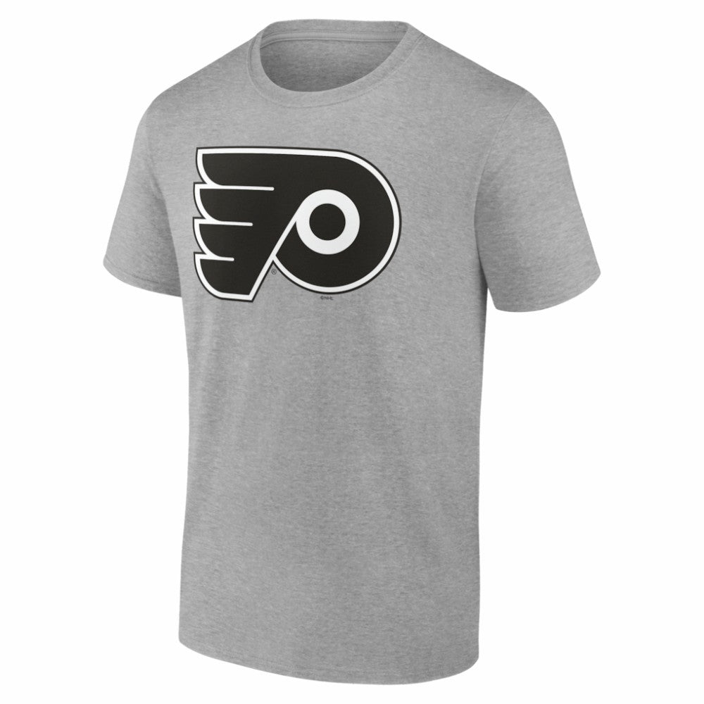 NHL,Custom Philadelphia Flyers Big & Tall Personalized Name & Number Monochrome T-Shirt - Gray