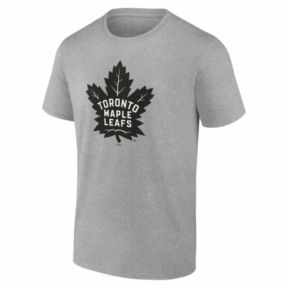 NHL,Custom Toronto Maple Leafs Big & Tall Personalized Name & Number Monochrome T-Shirt - Gray