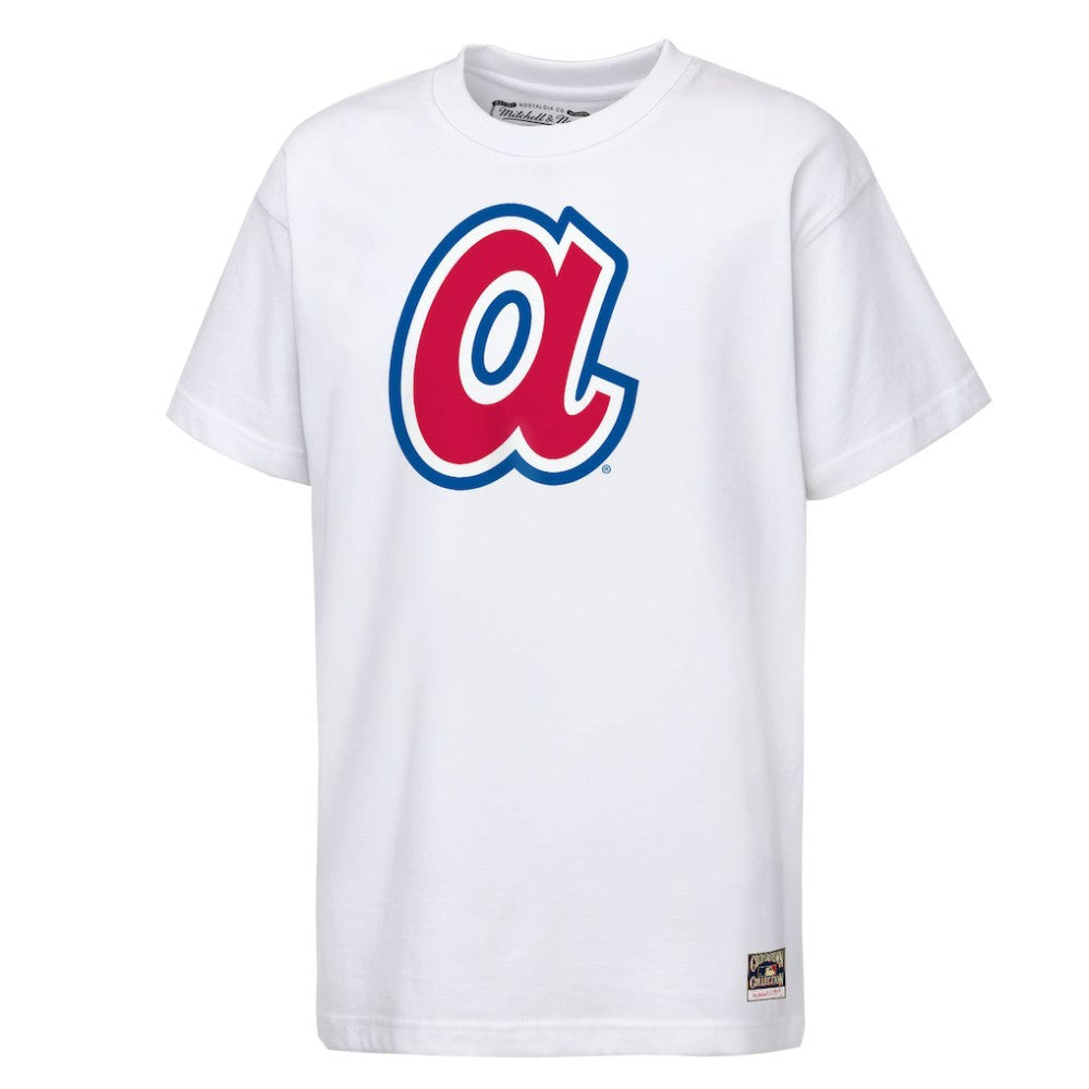 Atlanta Braves Mitchell & Ness Cooperstown Concession T-Shirt - White T-shirts