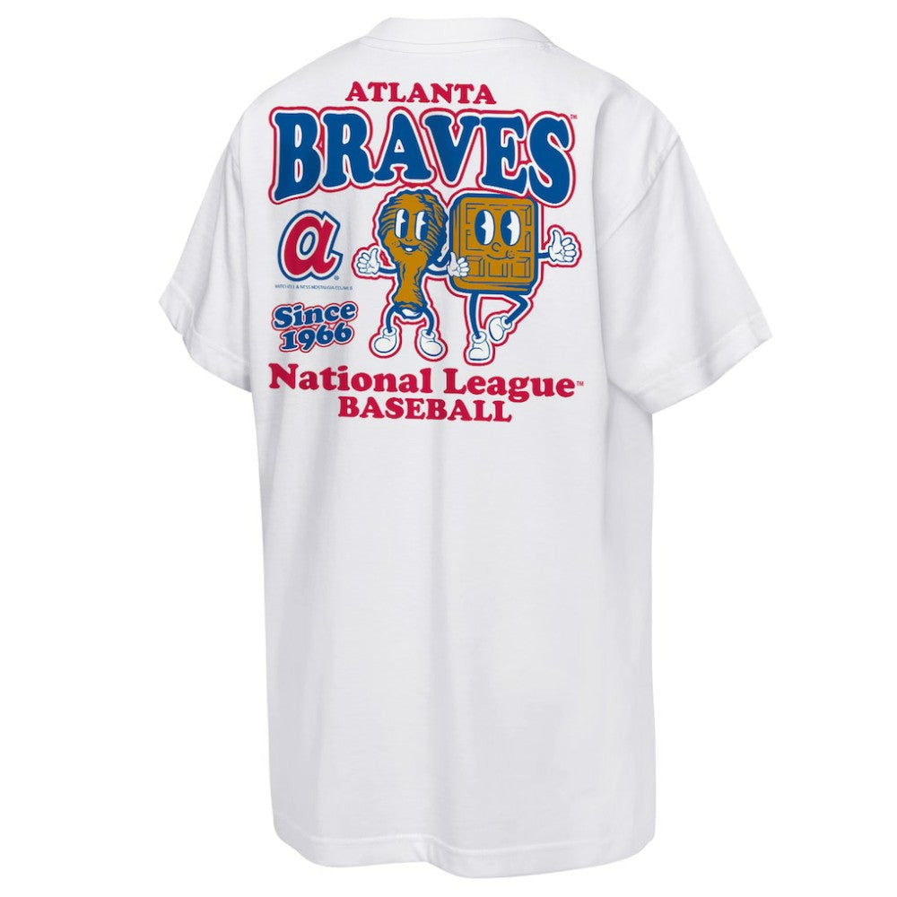 Atlanta Braves Mitchell & Ness Cooperstown Concession T-Shirt - White T-shirts
