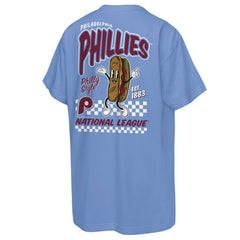 Philadelphia Phillies Mitchell & Ness Cooperstown Concession T-Shirt - Light Blue T-shirts
