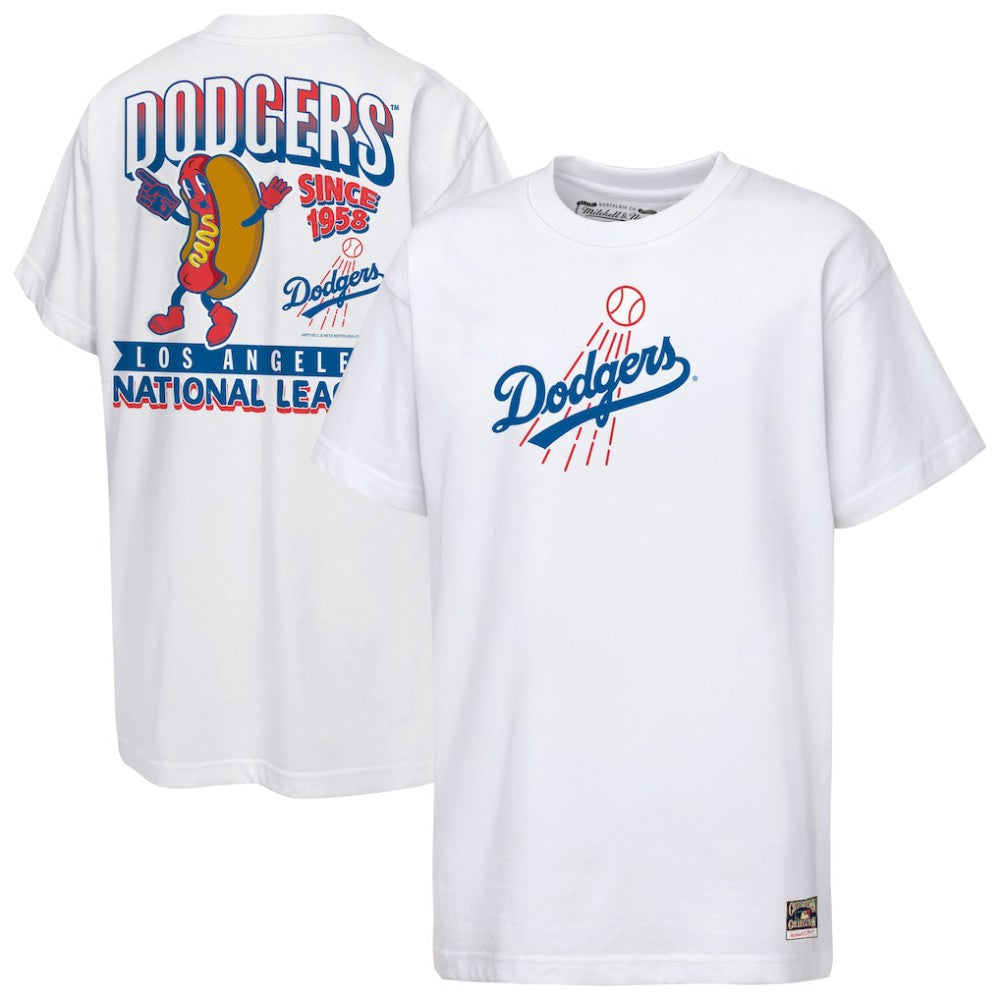 Los Angeles Dodgers Mitchell & Ness Cooperstown Concession T-Shirt - White T-shirts