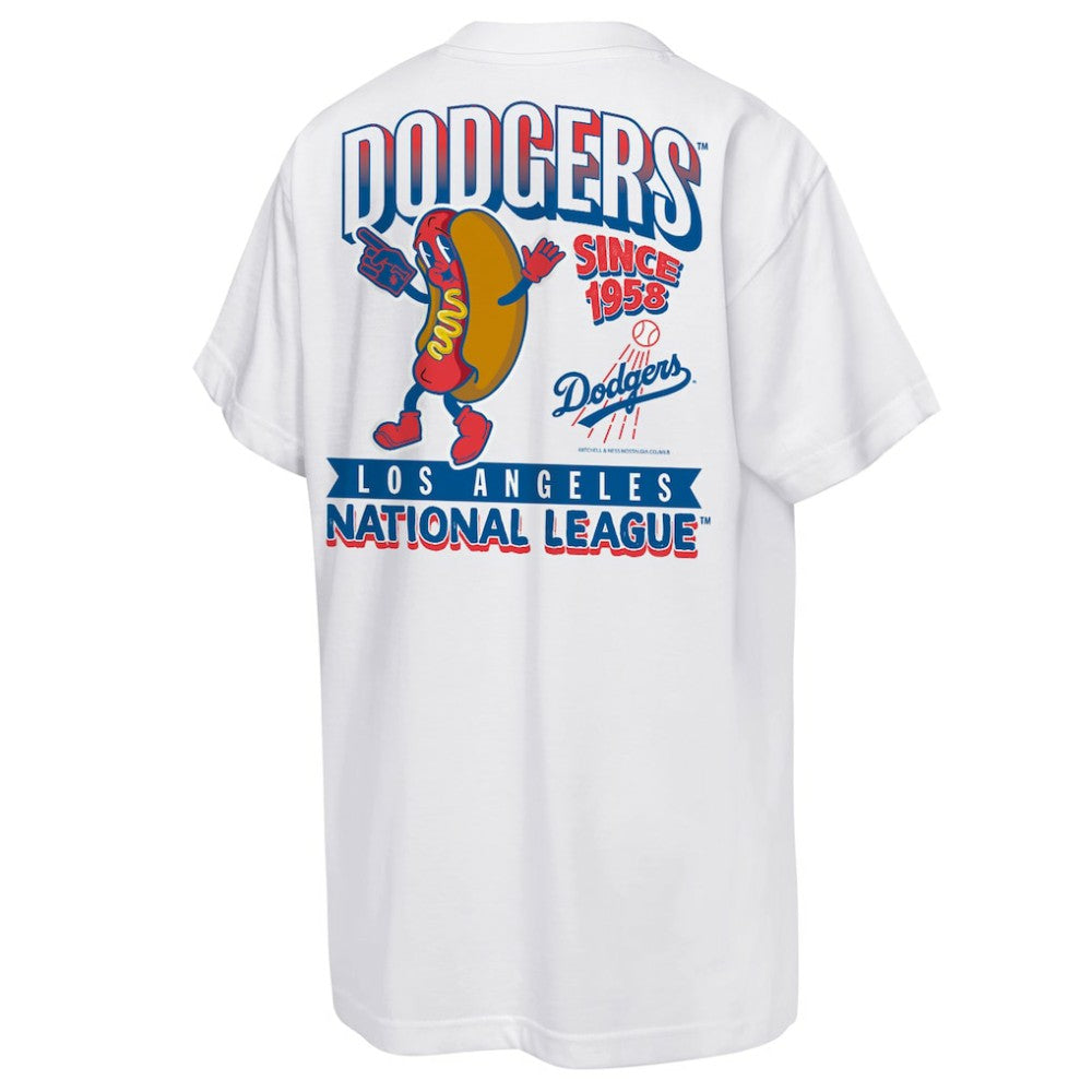 Los Angeles Dodgers Mitchell & Ness Cooperstown Concession T-Shirt - White T-shirts
