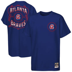 Atlanta Braves Mitchell & Ness Youth Cooperstown Rodeo Rope T-Shirt - Navy T-shirts
