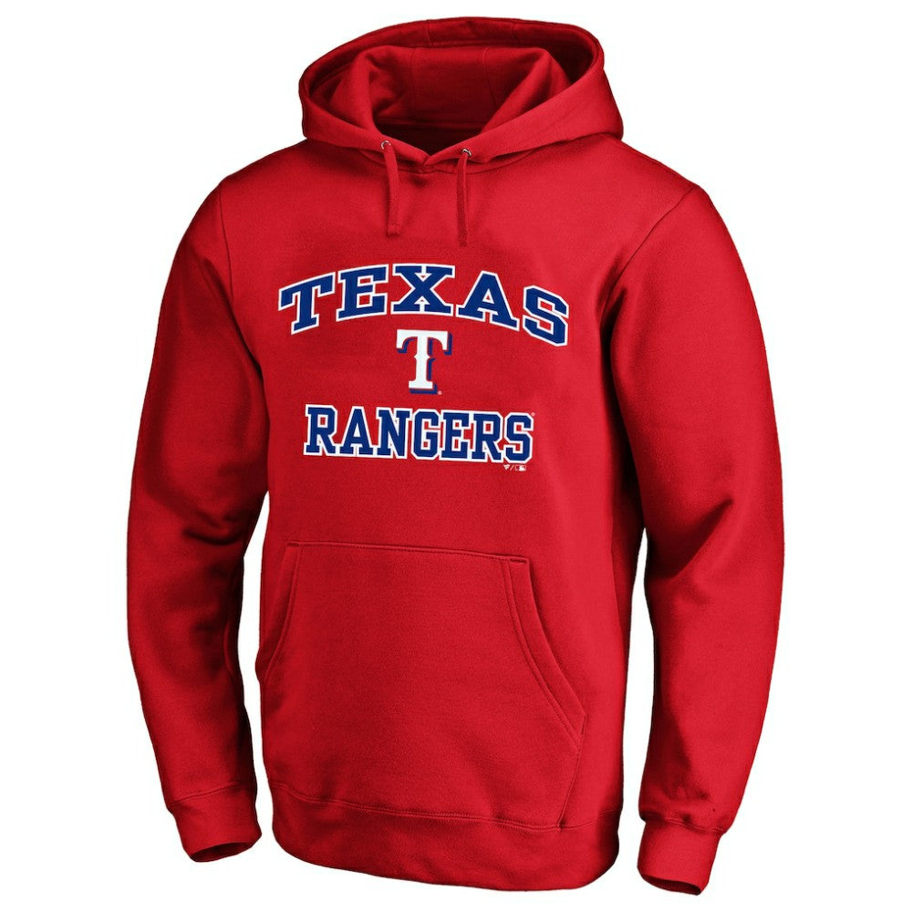 Texas Rangers Fanatics Big & Tall Heart & Soul Hoodie - Red Hoodies