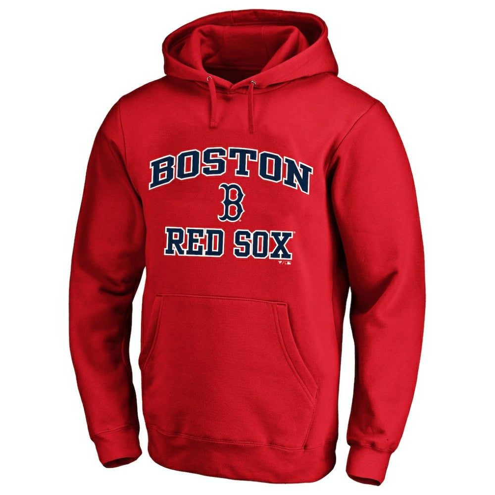 Boston Red Sox Fanatics Big & Tall Heart & Soul Hoodie - Red Hoodies