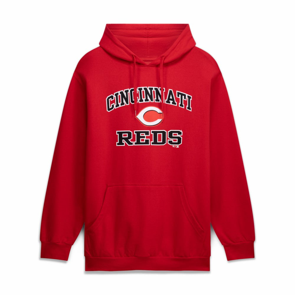 Cincinnati Reds Fanatics Big & Tall Heart & Soul Hoodie - Red Hoodies