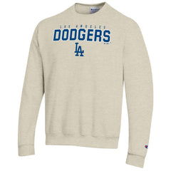 Los Angeles Dodgers Champion Eco Powerblend Sweatshirt - Oatmeal Sweatshirts