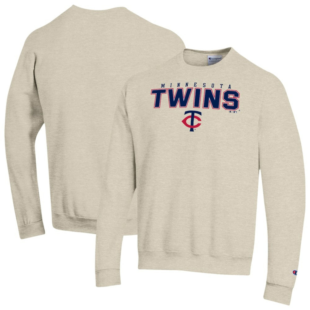 Minnesota Twins Champion Eco Powerblend Sweatshirt - Oatmeal Sweatshirts