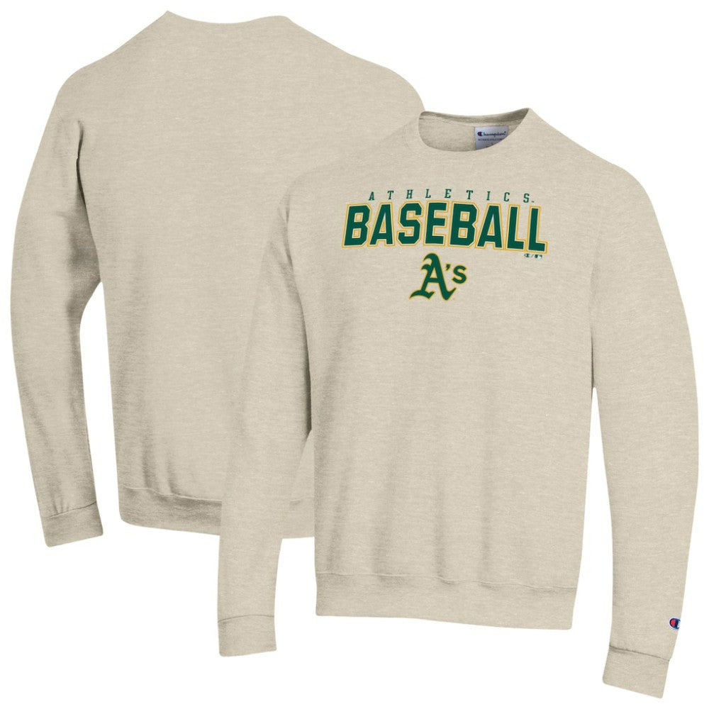 Athletics Champion Eco Powerblend Sweatshirt - Oatmeal Sweatshirts