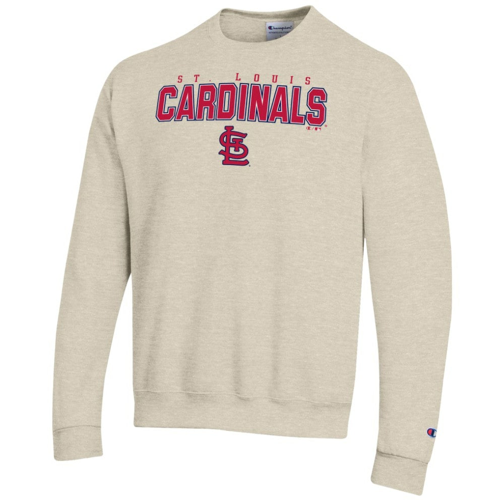 St. Louis Cardinals Champion Eco Powerblend Sweatshirt - Oatmeal Sweatshirts