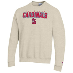 St. Louis Cardinals Champion Eco Powerblend Sweatshirt - Oatmeal Sweatshirts