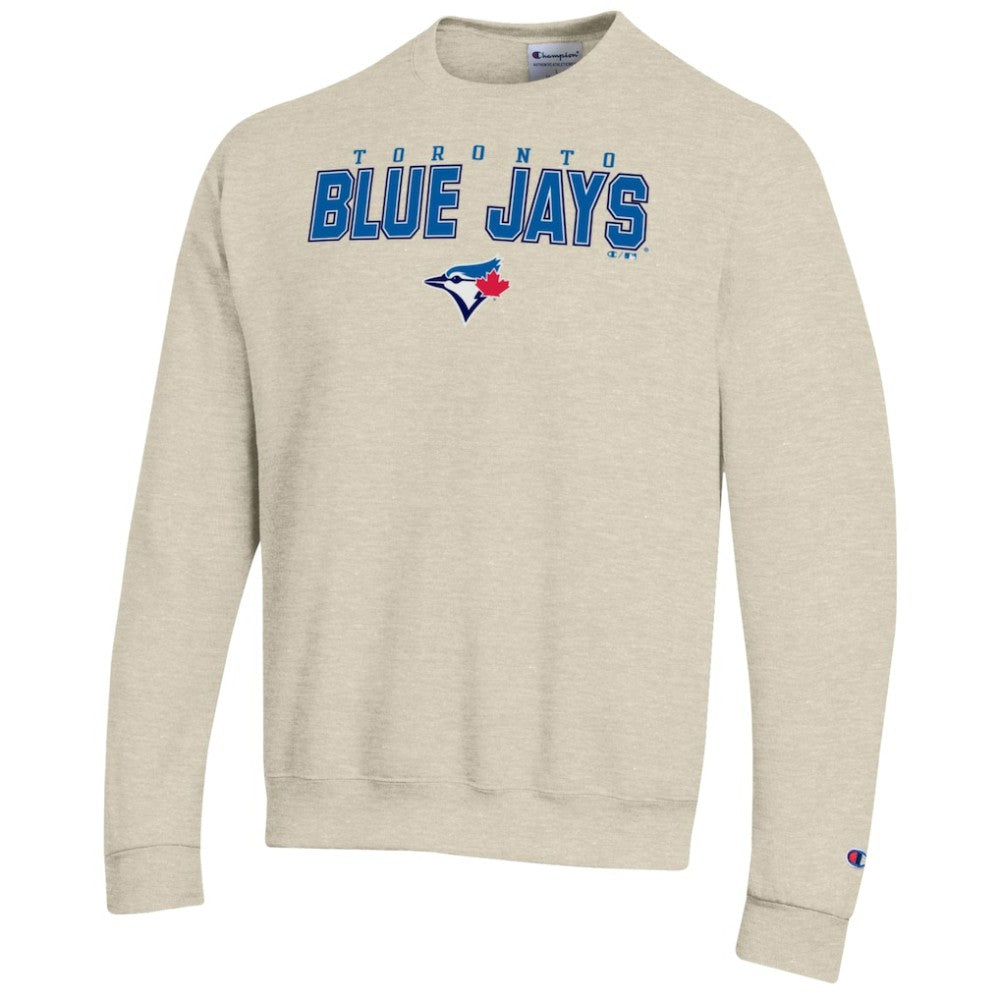 Toronto Blue Jays Champion Eco Powerblend Sweatshirt - Oatmeal Sweatshirts