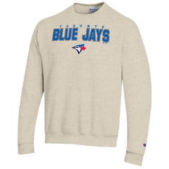 Toronto Blue Jays Champion Eco Powerblend Sweatshirt - Oatmeal Sweatshirts