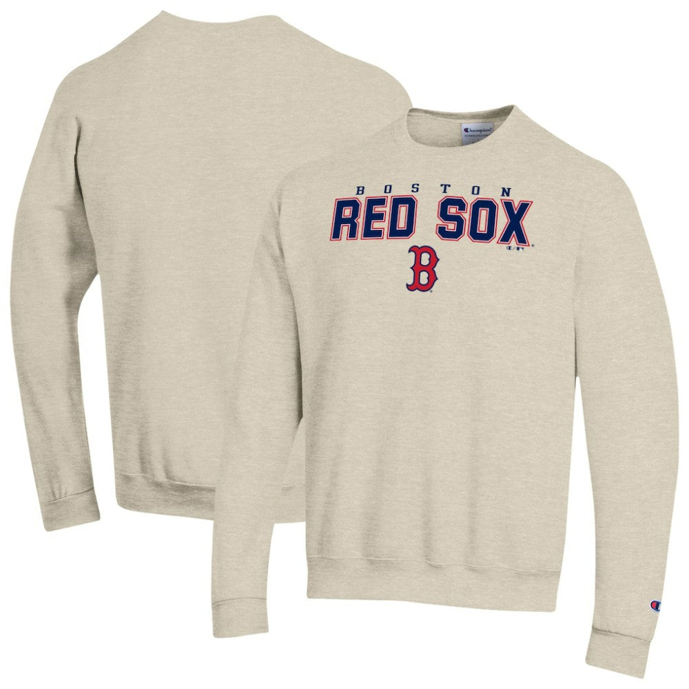 Boston Red Sox Champion Eco Powerblend Sweatshirt - Oatmeal Sweatshirts
