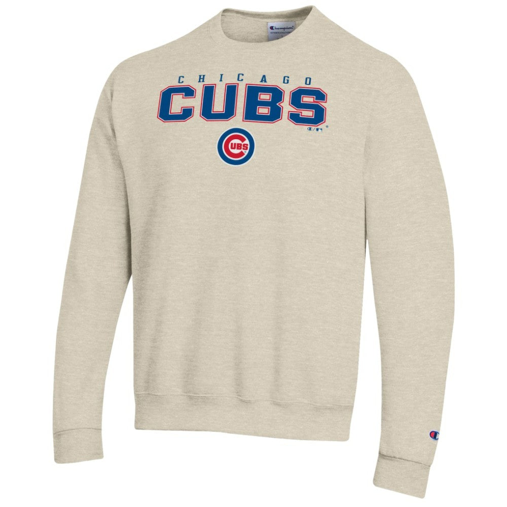 Chicago Cubs Champion Eco Powerblend Sweatshirt - Oatmeal Sweatshirts