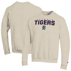 Detroit Tigers Champion Eco Powerblend Sweatshirt - Oatmeal Sweatshirts