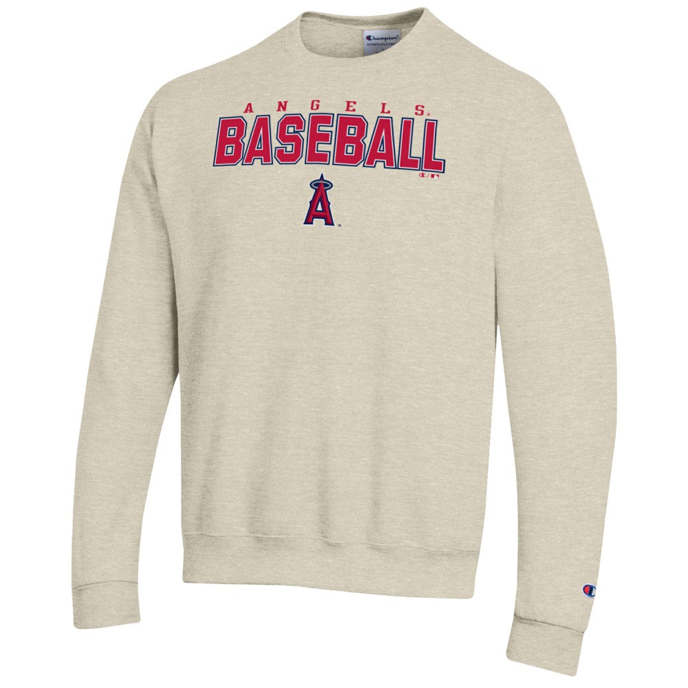 Los Angeles Angels Champion Eco Powerblend Sweatshirt - Oatmeal Sweatshirts