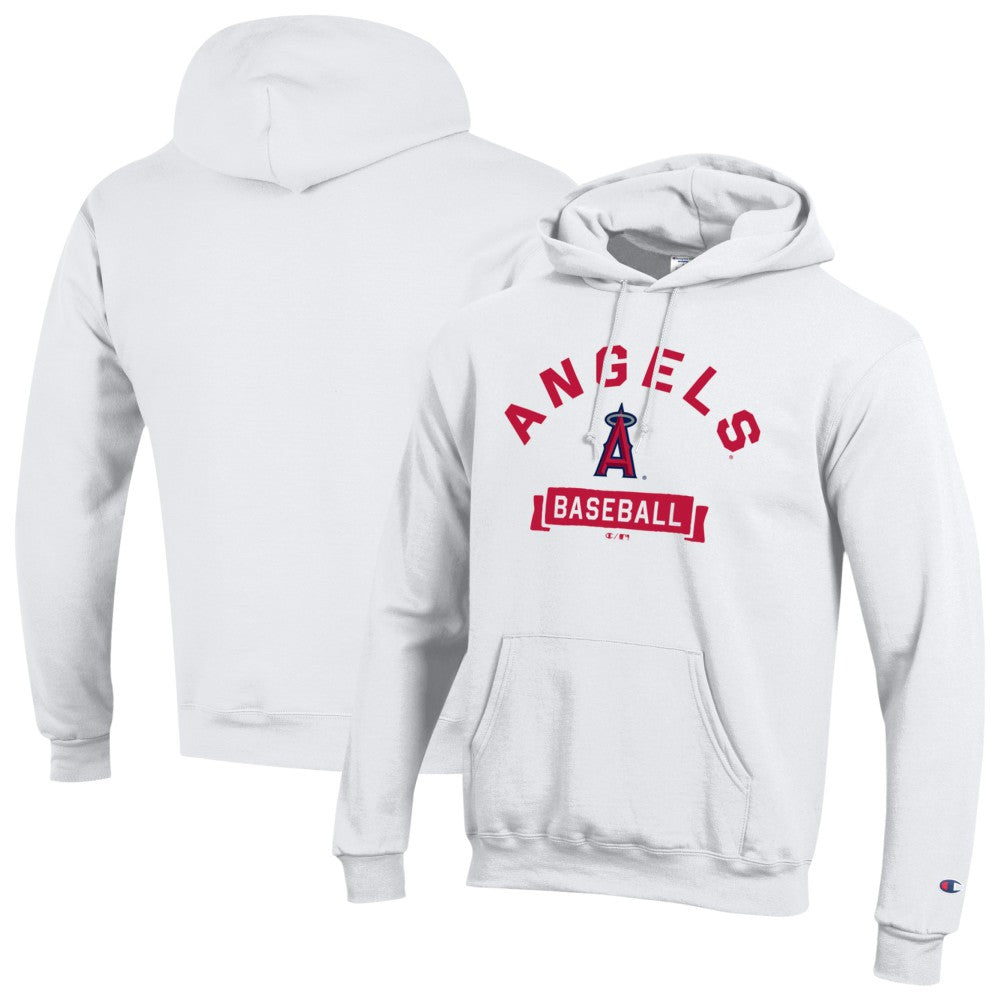 Los Angeles Angels Champion Eco Powerblend Hoodie - White Hoodies