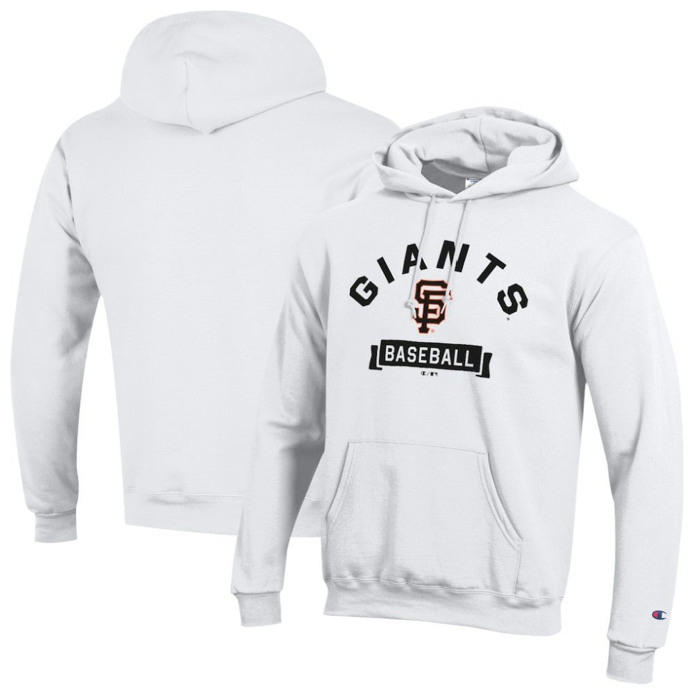 San Francisco Giants Champion Eco Powerblend Hoodie - White Hoodies