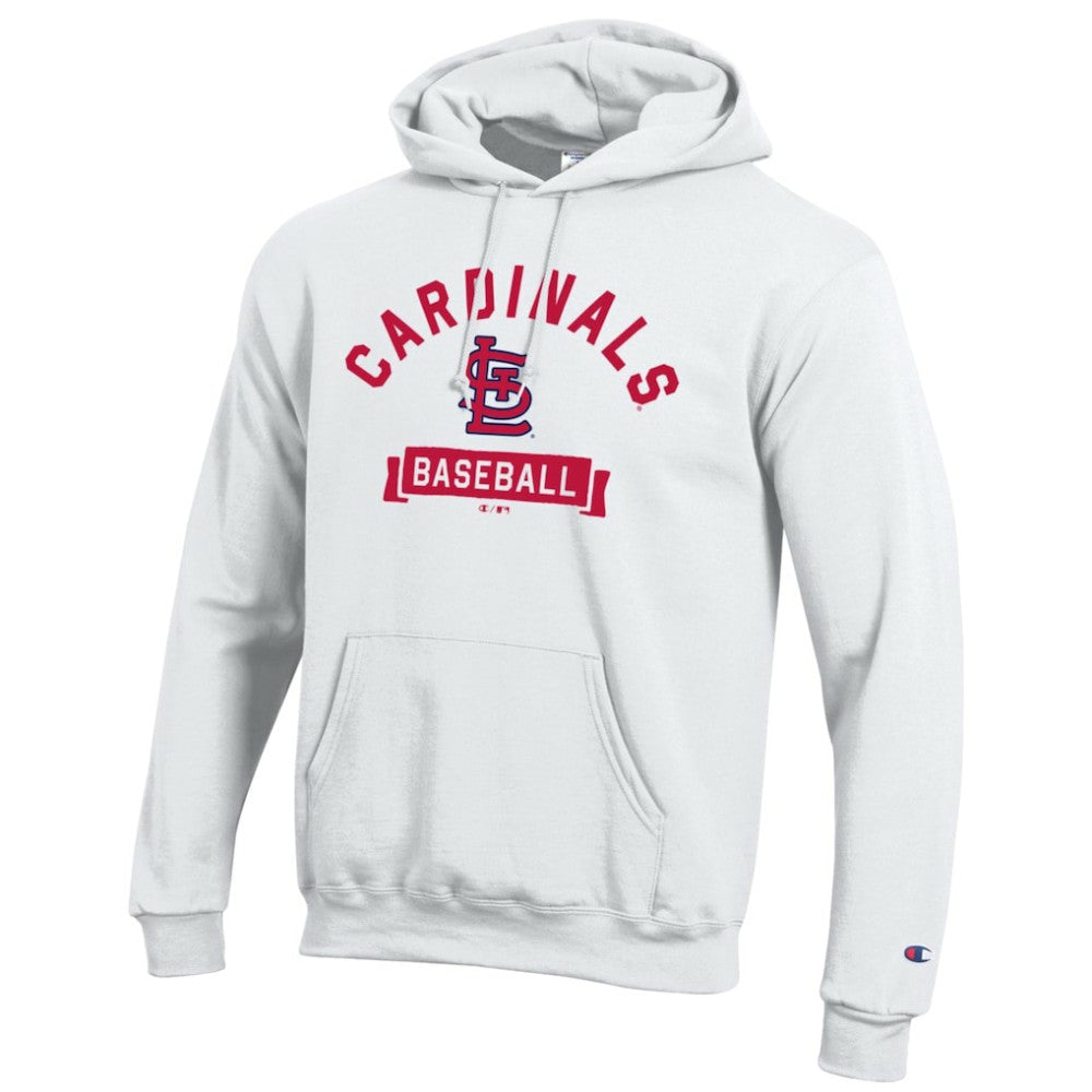 St. Louis Cardinals Champion Eco Powerblend Hoodie - White Hoodies