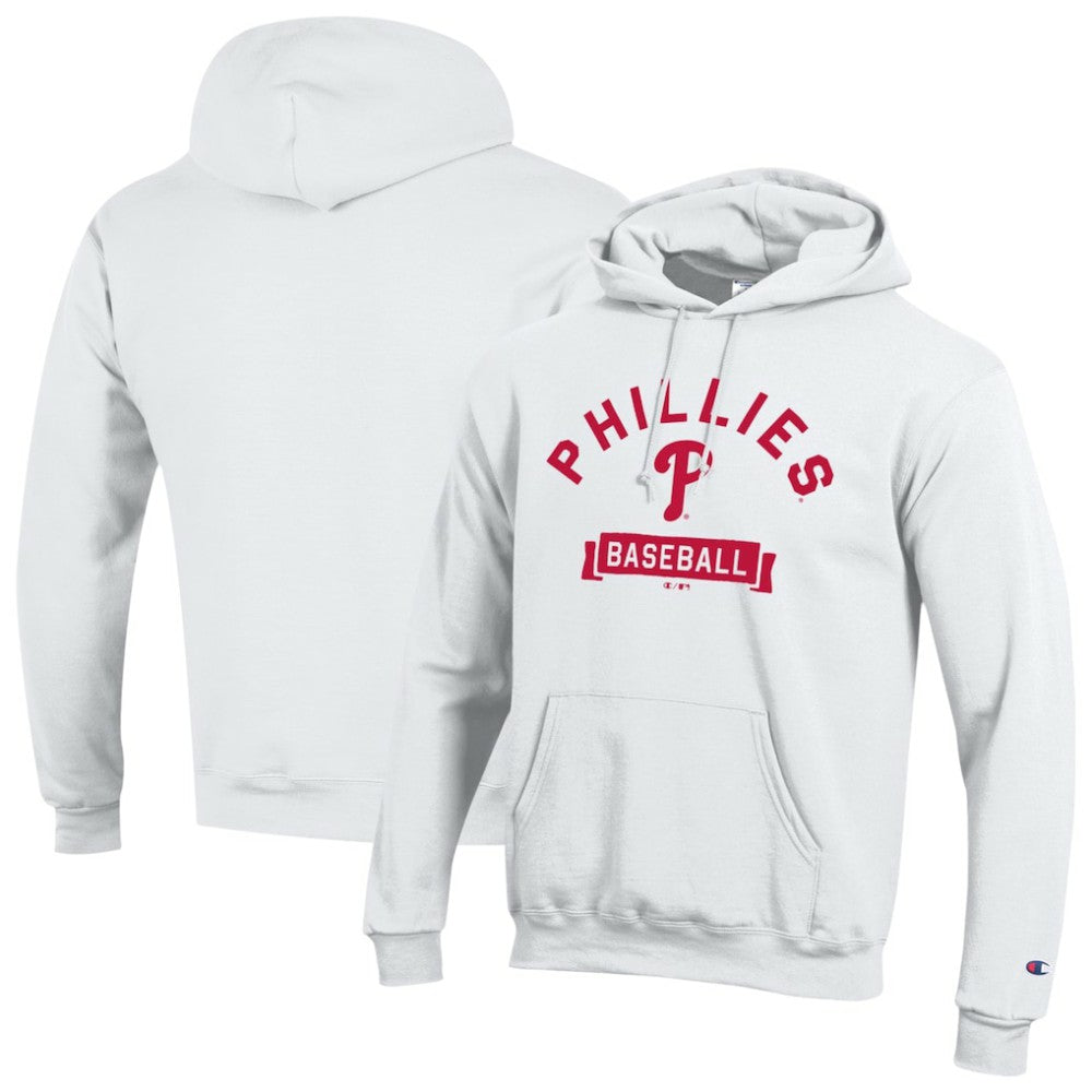 Philadelphia Phillies Champion Eco Powerblend Hoodie - White Hoodies