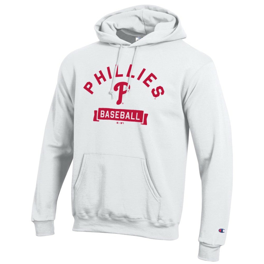 Philadelphia Phillies Champion Eco Powerblend Hoodie - White Hoodies