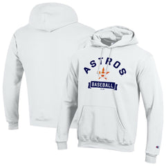 Houston Astros Champion Eco Powerblend Hoodie - White Hoodies