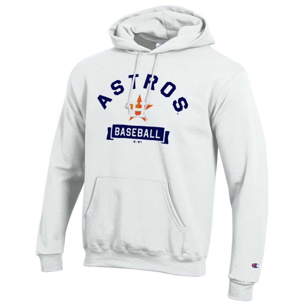 Houston Astros Champion Eco Powerblend Hoodie - White Hoodies