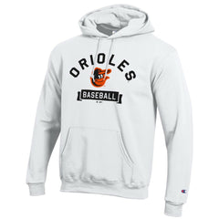 Baltimore Orioles Champion Eco Powerblend Hoodie - White Hoodies