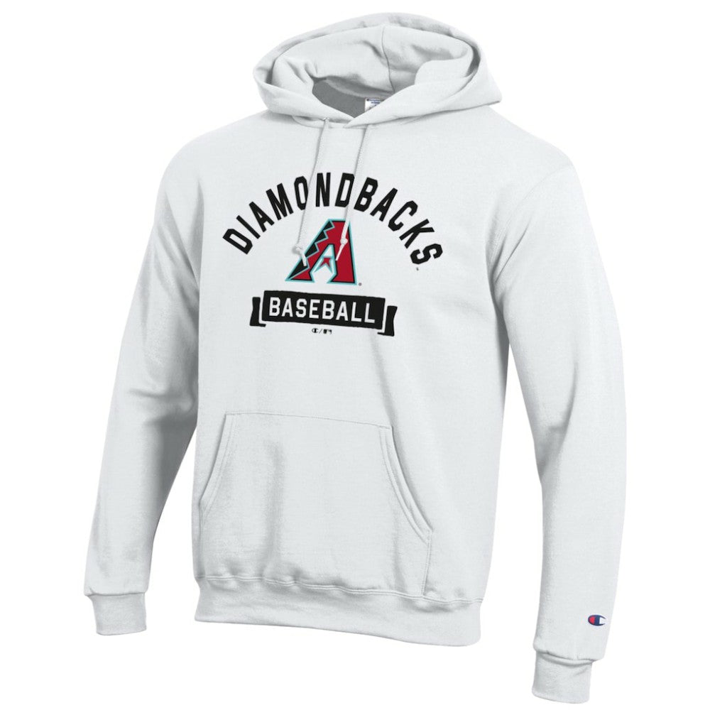 Arizona Diamondbacks Champion Eco Powerblend Hoodie - White Hoodies