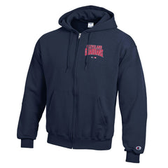 Cleveland Guardians Champion Eco Powerblend Full-Zip Hoodie - Navy Hoodies